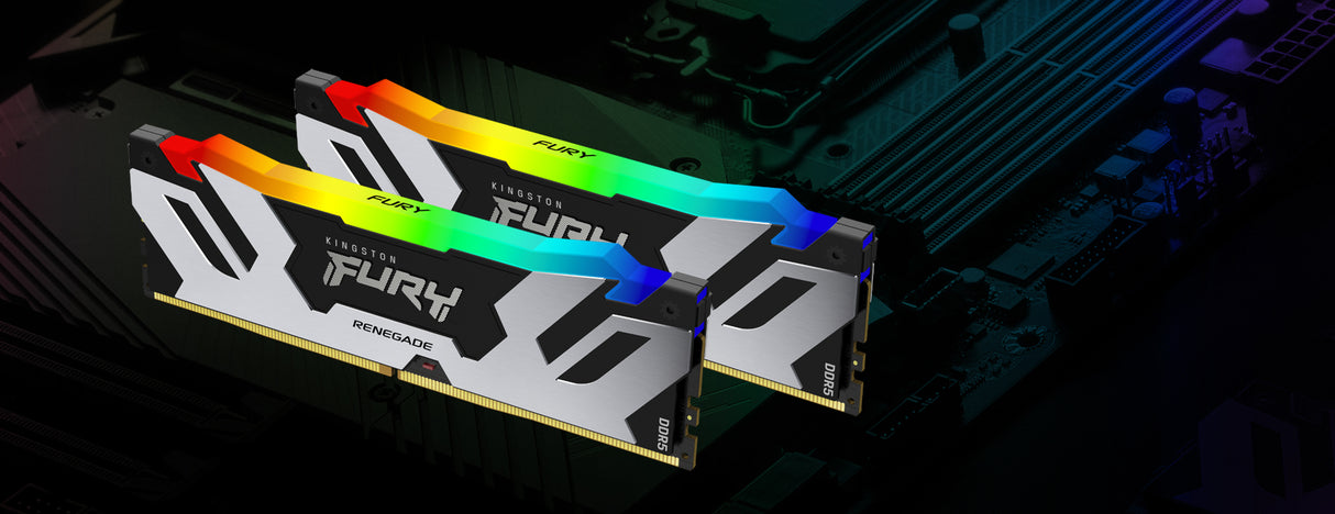 Kingston Technology 48GB 6000MT/s DDR5 CL32 DIMM FURY Renegade RGB XMP Memoria RAM Si 32 48 GB 1 x 48 GB