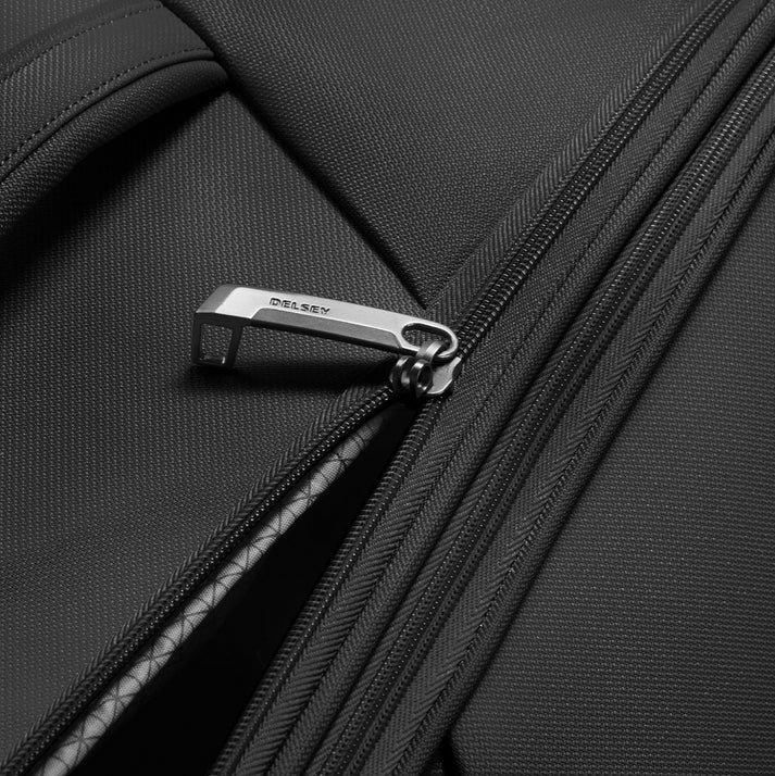Delsey MARINGA Maleta Cubierta suave Negro 118.85 L Poliéster, 4 rueda(s), Rueda giratoria, Cerradura de combinación de