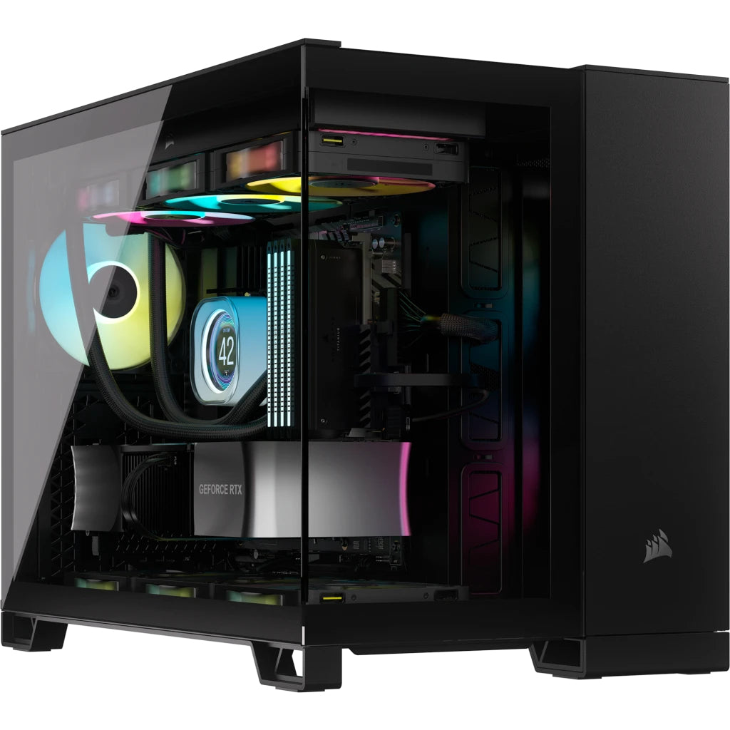 Corsair 2500X Midi Tower Negro, ATX, Plástico, Acero, CC-9011265-WW | Gabinetes de computadora