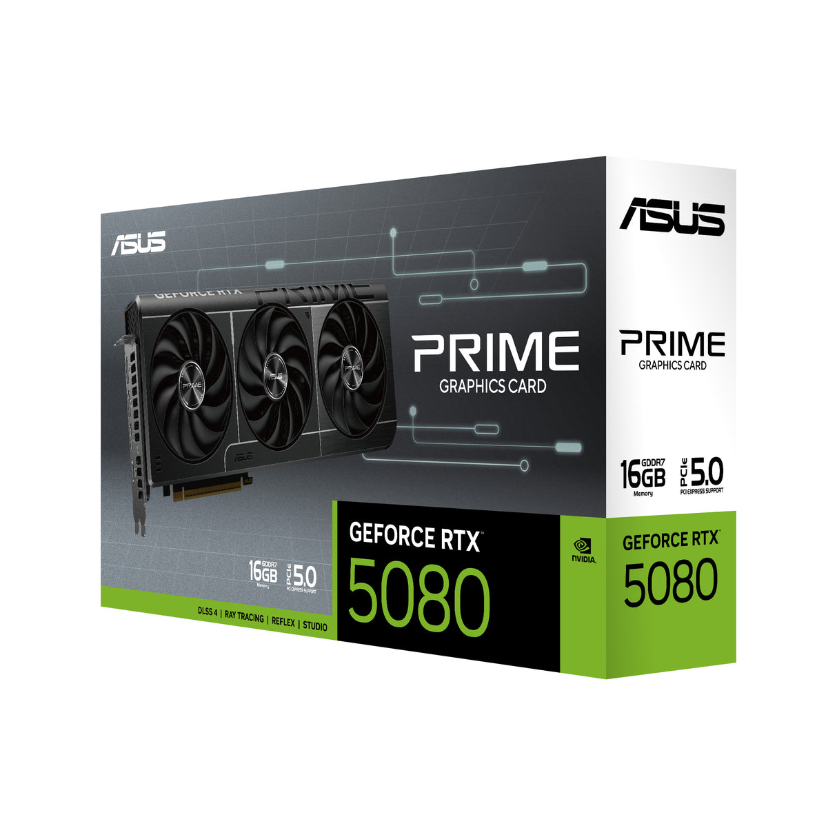 ASUS PRIME-RTX5080-16G tarjetas gráficas Si 10752 NVIDIA GeForce RTX 5080