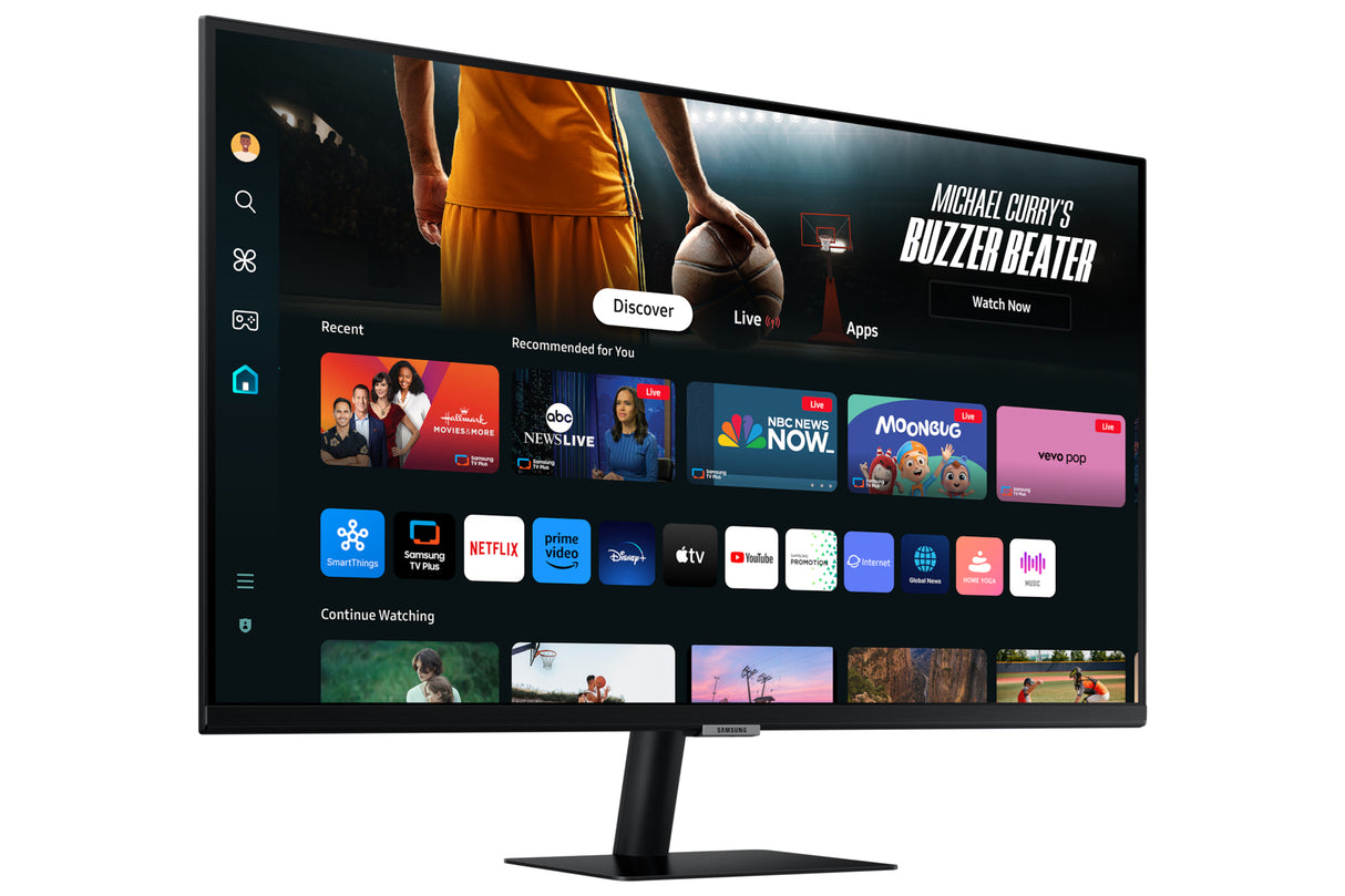 Samsung Smart Monitor LS32DM700ULXZX Monitor 81,3 cm (32") 3840 x 2160 Pixeles 4K Ultra HD LED Wifi Negro