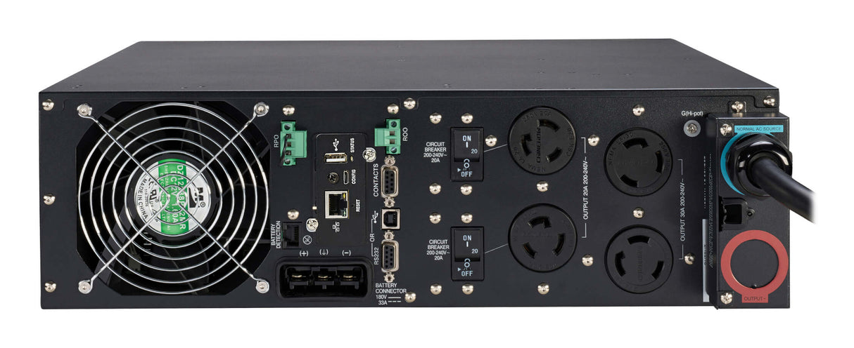 Tripp Lite UPS SmartOnline de Doble Conversión en Línea 6000 VA 5400 W 208 V - 2 Tomacorrientes L6-20R y 2 L6-30R, Entra