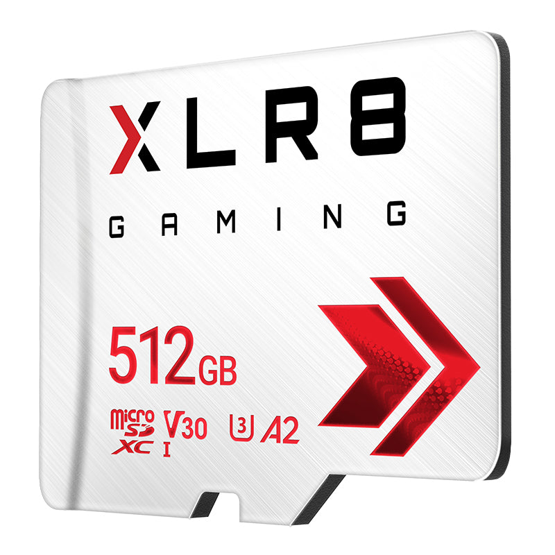 PNY XLR8 Gaming 512 GB MicroSD UHS-I Clase 10, 100 MB/s, P-SDU512V32100XLR-GE