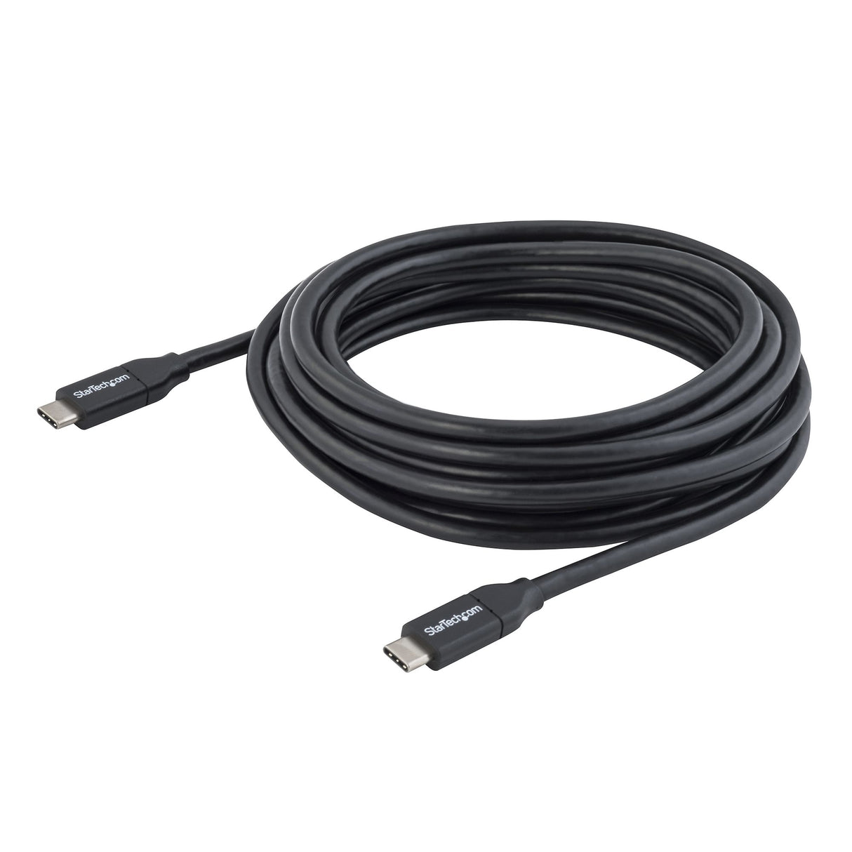 StarTech.com Cable USB-C de 4 metros con Capacidad para Entrega de Potencia (5A) - USB 2.0 - Certificado Cable USB 2.0 USB C USB C Macho