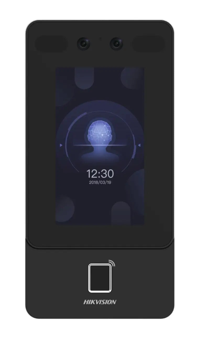 Hikvision DS-K1T342MFWX-E1 terminal de reconocimiento facial LCD 2 MP 10,9 cm (4.3") Negro