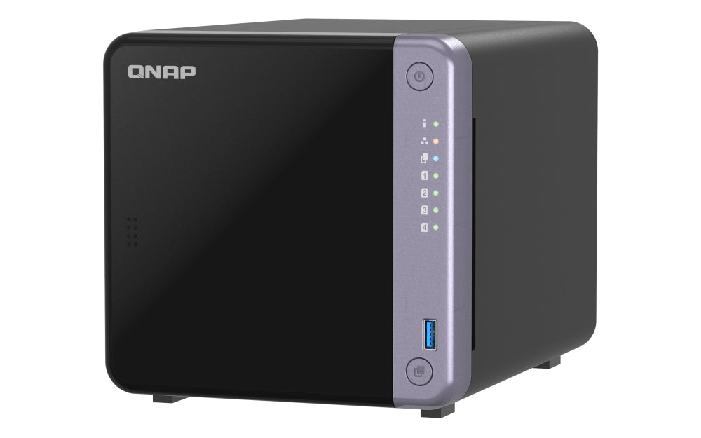 QNAP TS-432X-4G-US Servidor 0 GB SATA, Serial ATA II, Serial ATA III 2.5,3.5 cm (2.5,3.5") Si