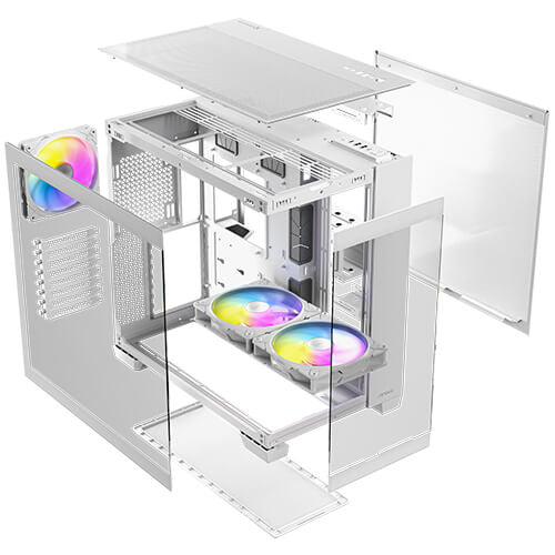 Antec C8 ARGB Full Tower Blanco, ATX, EATX, ITX, C8 ARGB WHITE | Gabinetes de computadora