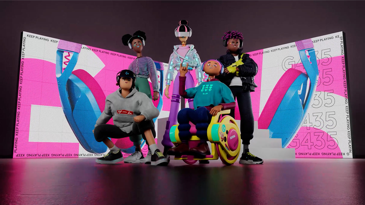 DIADEMA LOGITECH G435 LIGHTSPEED BT USB 18H PC MC PS BLUE (981-001061)