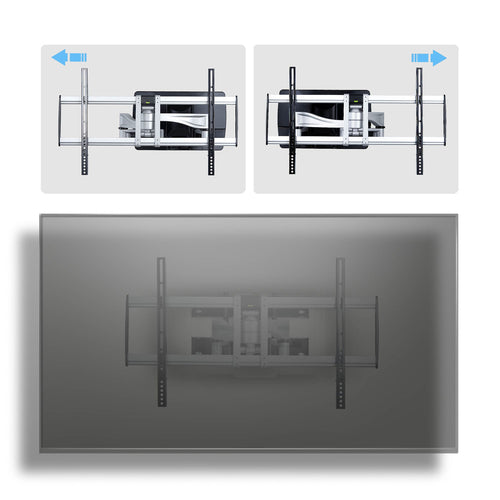 StarTech.com Soporte VESA de Pared de Servicio Pesado para TV Pantalla de Hasta 100" - Soporte Articulado de 85kg d