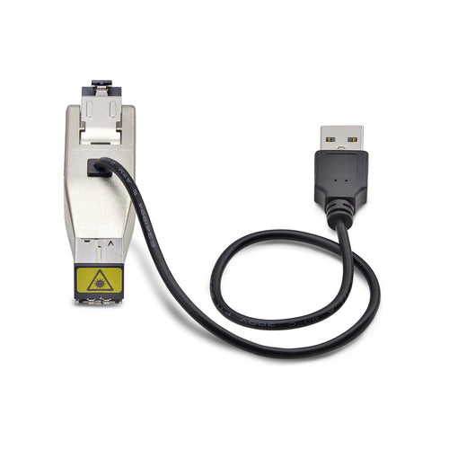StarTech.com Mini Conversor de Medios de Fibra Óptica Gigabit a Ethernet RJ45 - de Fibra Monomodo (10km) o Multimodo (80