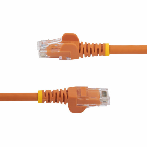 StarTech.com Cable de Red Ethernet Cat6 Snagless de 3m Naranja - Cable Patch RJ45 UTP Cables de red 3 m Cat6 RoHS