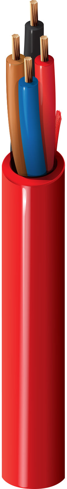 Belden 5302UL 002U1000 cable de señal 305 m Rojo