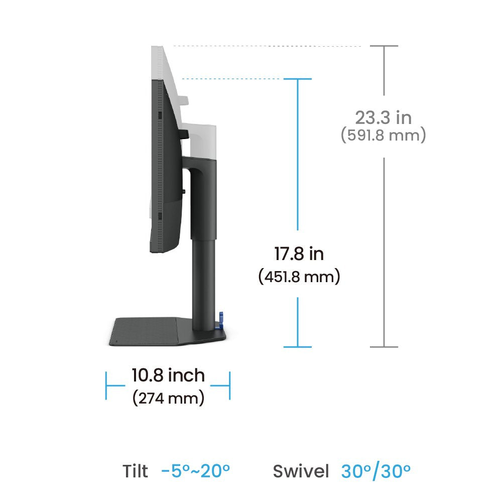 BenQ SW242Q Monitor 61,2 cm (24.1") 2560 x 1600 Pixeles WQXGA LED Negro