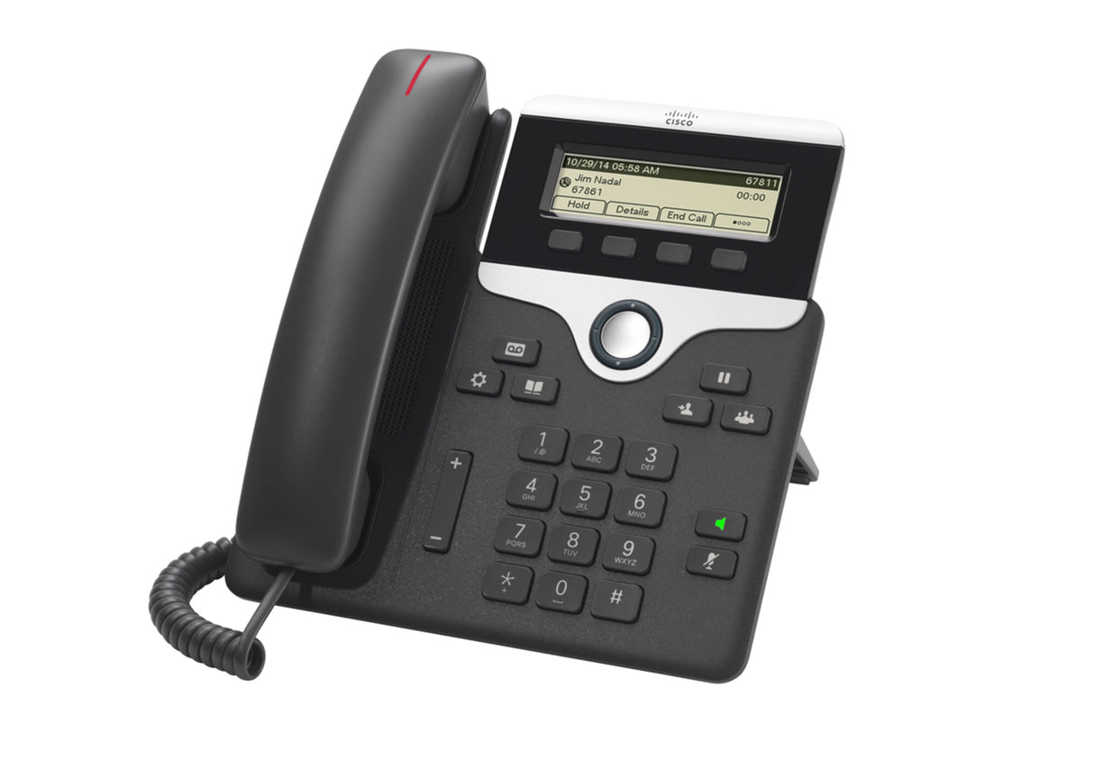Cisco 7811 Teléfonos IP Teléfono IP Negro, Plata 1 líneas
