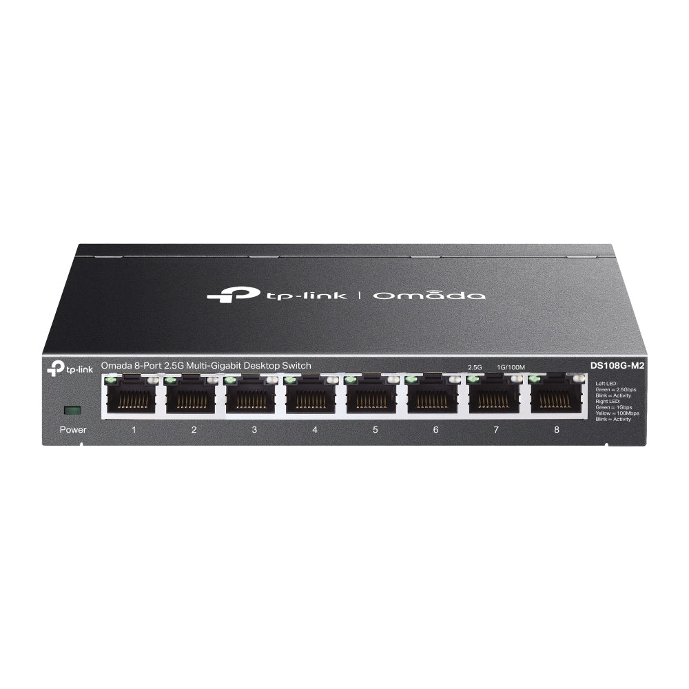 TP-Link Omada DS108G-M2 dispositivo de redes No administrado Si 8 2.5G Ethernet (100/1000/2500)