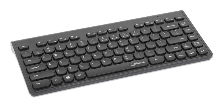 Manhattan 180764 teclado Universal RF inalámbrico QWERTY Negro