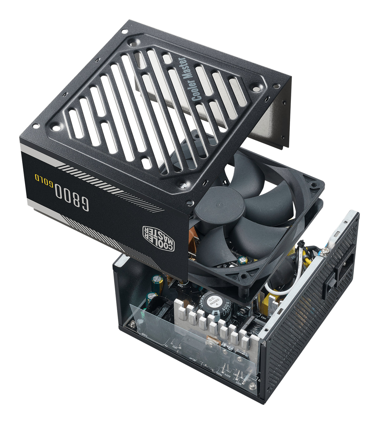 Cooler Master G800 Gold unidad de fuente de alimentación 800 W 24-pines ATX ATX Negro, 100 - 240 V, Activo