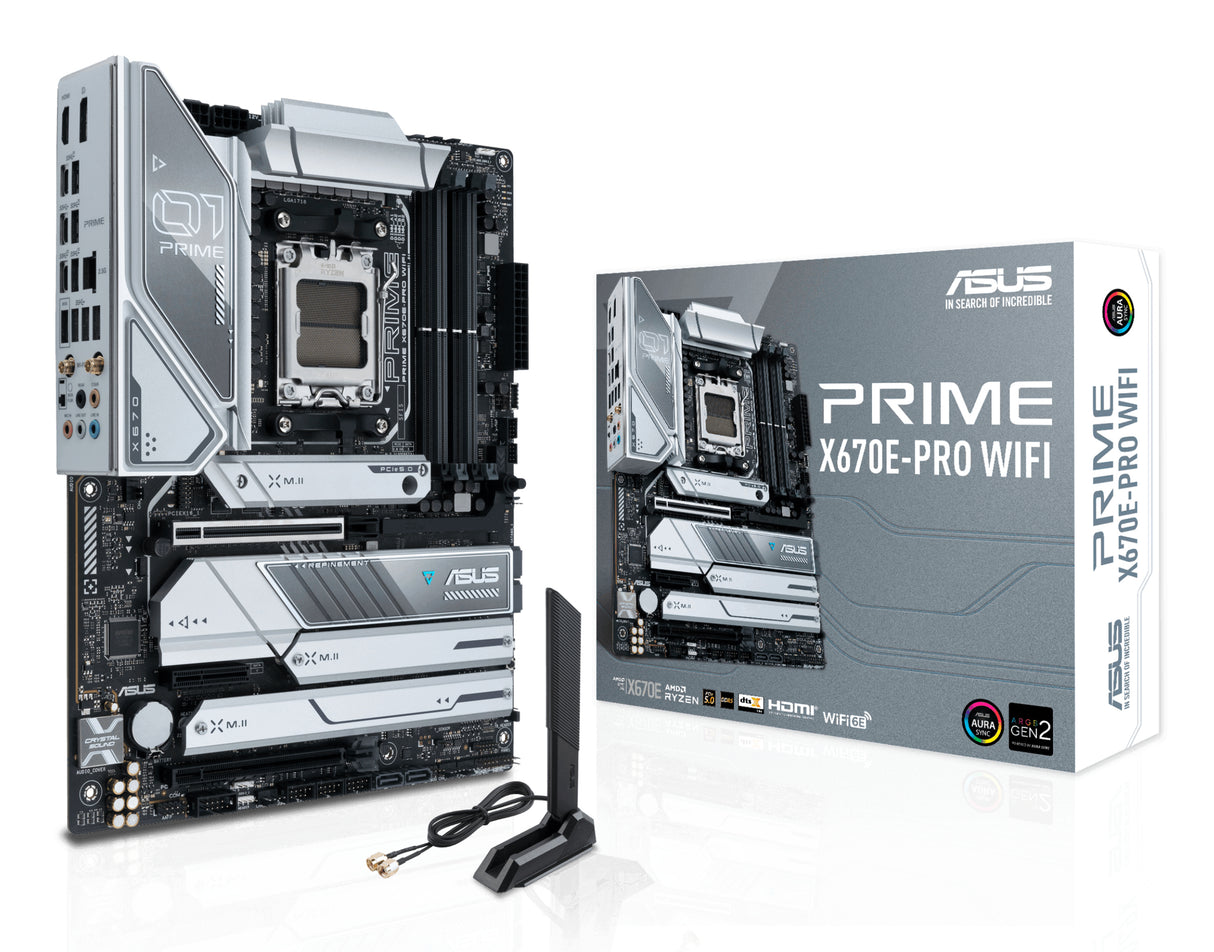 ASUS PRIME X670E-PRO WIFI placas base AMD Zócalo AM5 DDR5-SDRAM 4