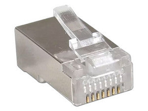 Conector Plug Enson ENS-SRJ45 Cat6 RJ45, Blindado, 1Gbps, 8P8C, 50 Micrones.