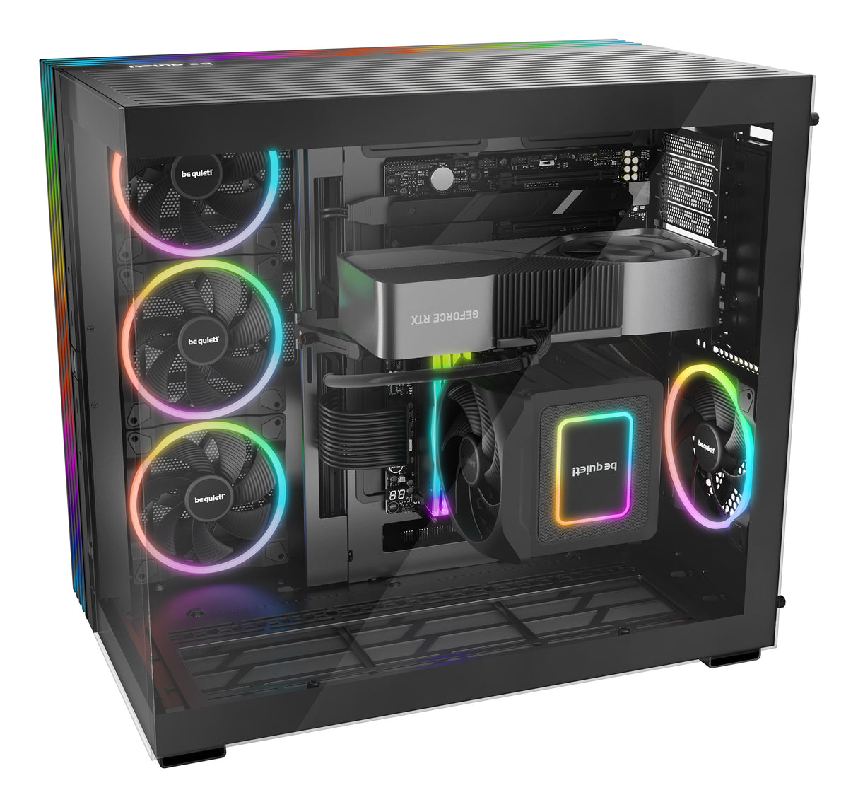 be quiet! LIGHT BASE 900 FX Black carcasas ordenador Full Tower PC Negro 1