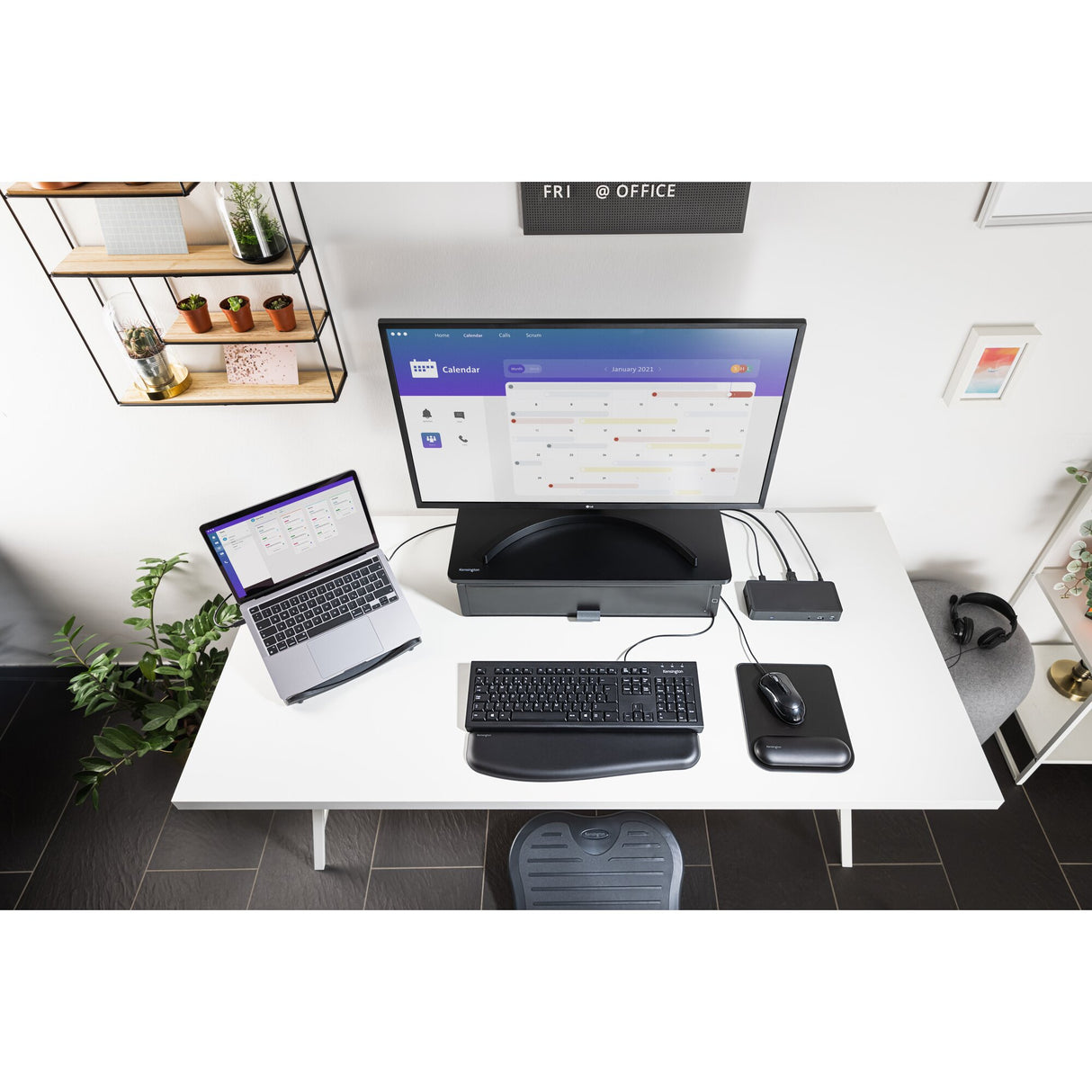 Kensington Reposamuñecas ErgoSoft para teclados estándar Accesorio Ergonómico