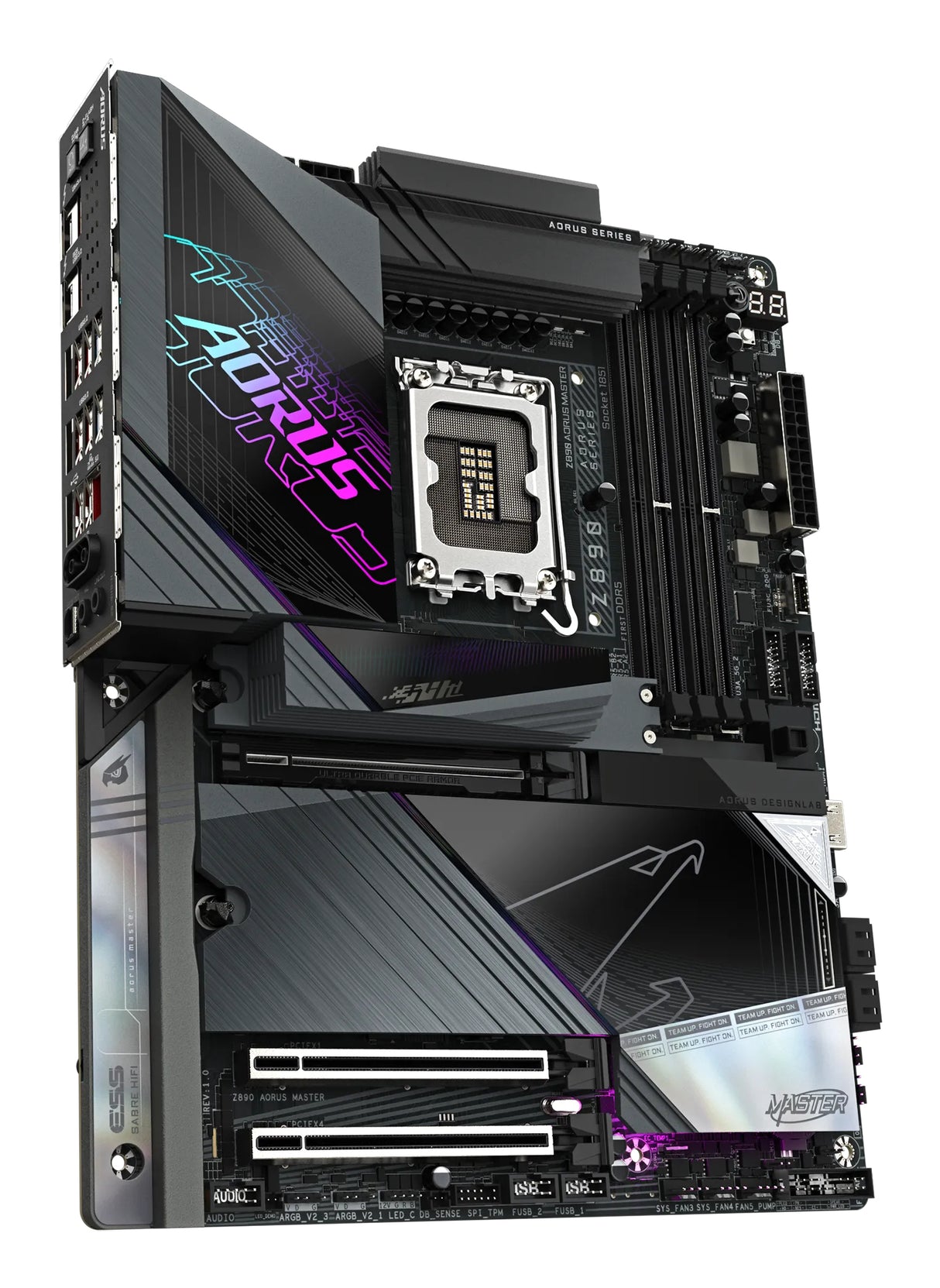 GIGABYTE Z890 AORUS MASTER placa base Intel Z890 LGA 1851 (Socket V1) ATX, Intel Core Ultra (Series 2), 256 GB, DDR5-SDRAM