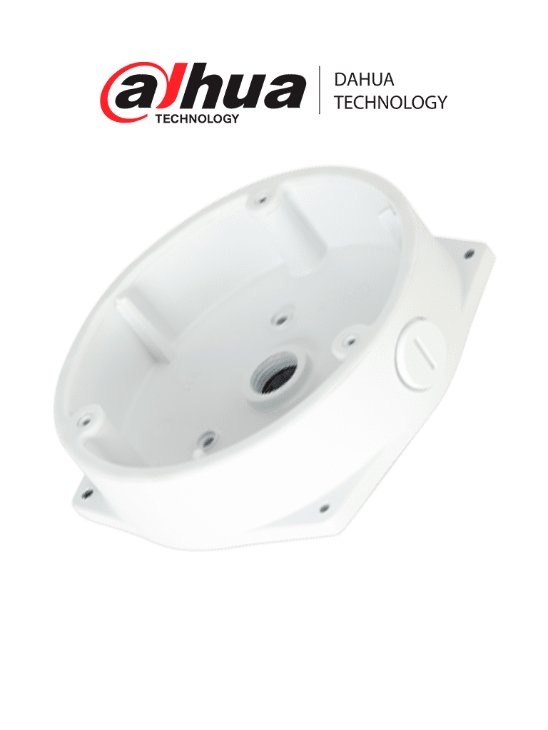 Caja de conexiones DAHUA DH-PFA132-E para cámaras fisheye EBW8, IP66, 3 puertos Ethernet