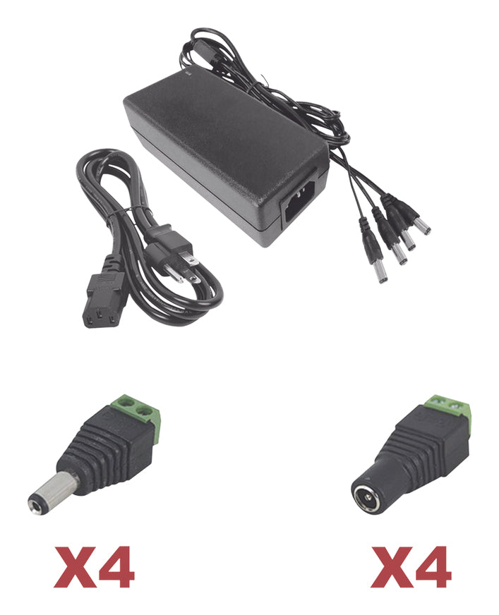 Epcom K2PLK12DC4CH adaptador e inversor de corriente Interior Negro