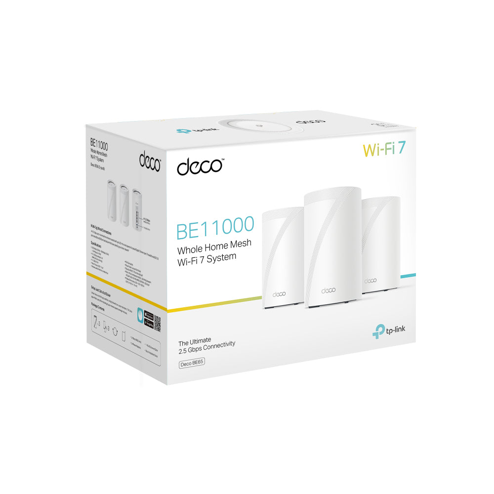 TP-Link Deco BE65 sistemas wi-fi mesh (wi-fi en malla) Sistema de malla Blanco Interno 4