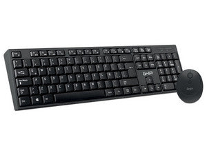 Kit de Teclado y Mouse Inalámbricos GHIA GT5000, USB. Color Negro.