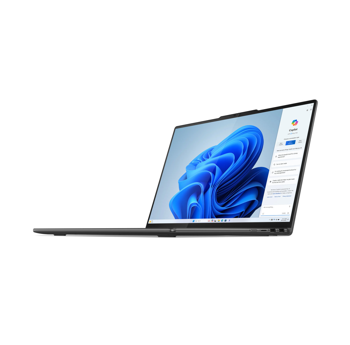 Lenovo Yoga 7 2-in-1 16IML9 Laptop Storm grey Híbrido (2-en-1) Gris Convertible (Carpeta)