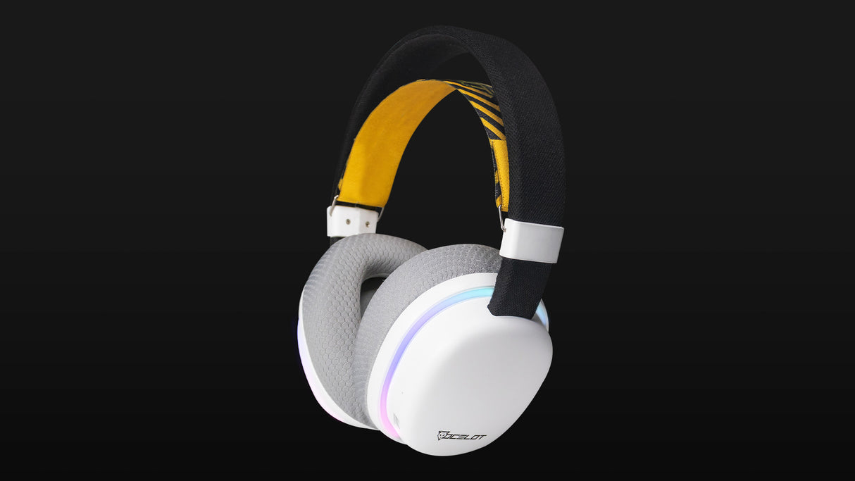Ocelot Gaming PHANTOM H1 Auriculares Inalámbrico y alámbrico Diadema Juego USB Tipo C Bluetooth Blanco, 20 - 20000 Hz, 2