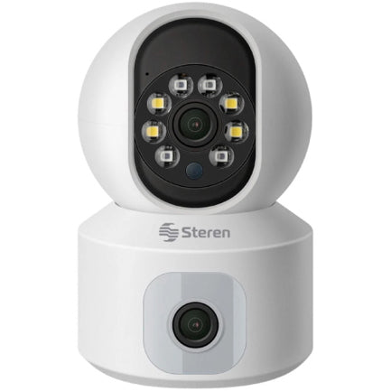 Steren CCTV-222 cámara de vigilancia Tower Cámara de seguridad IP Interior Escritorio, Inalámbrico, Blanco