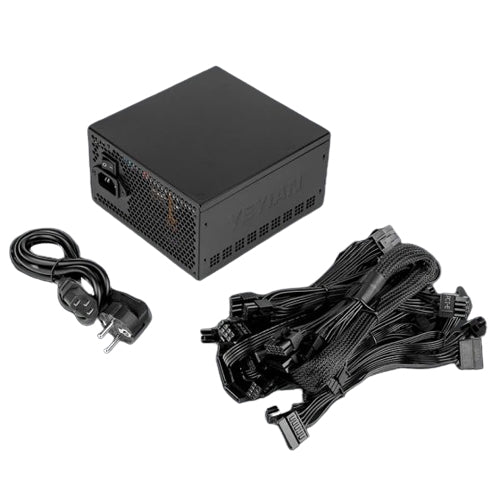 Yeyian YFP-1K031-01 unidad de fuente de alimentación 1000 W 20+4 pin ATX Negro, 100 - 240 V, Totalmente modular