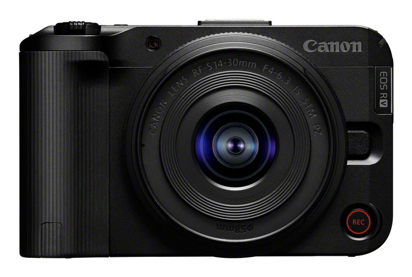 Canon EOS R50V + RF-S 14-30mm f/4-6.3 IS STM MILC 24.2 MP CMOS 6000 x 4000 Pixeles Negro, 4K Ultra HD, Pantalla táctil