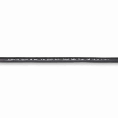 StarTech.com Cable HDMI 2.1 Híbrido Activo Óptico AOC de 15,2m - CMP Plenum - Cable HDMI 2.0/2.1 Certificado de Ultra Al