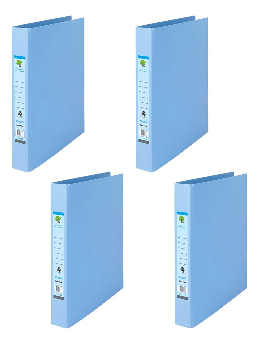 Techmakro KITCARP4-1AZ carpeta Cartón, Cloruro de polivinilo (PVC) Azul claro Carta, Folder de archivo convencional, Mat