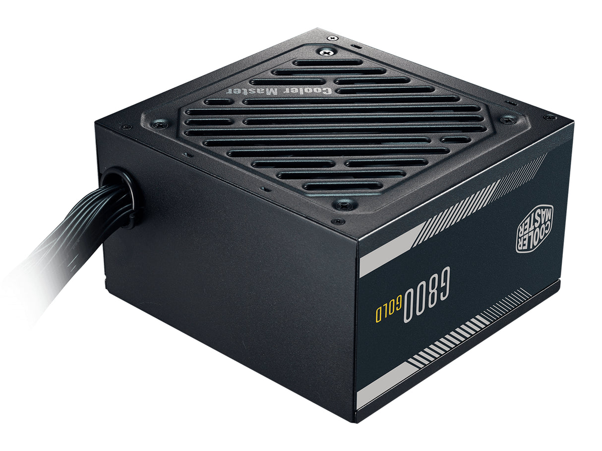 Cooler Master G800 Gold unidad de fuente de alimentación 800 W 24-pines ATX ATX Negro, 100 - 240 V, Activo