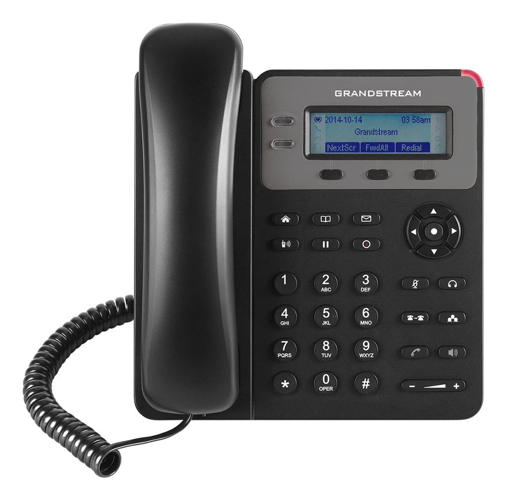 Grandstream Networks GXP1610 teléfono Teléfono DECT Negro, Altavoz, 500 entradas