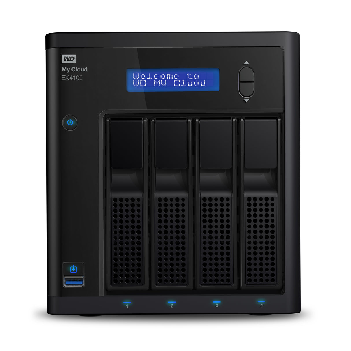 Western Digital My Cloud EX4100, 24TB NAS Escritorio Marvell Armada 388 2 GB DDR3 Unidad de disco duro My Cloud OS Negro