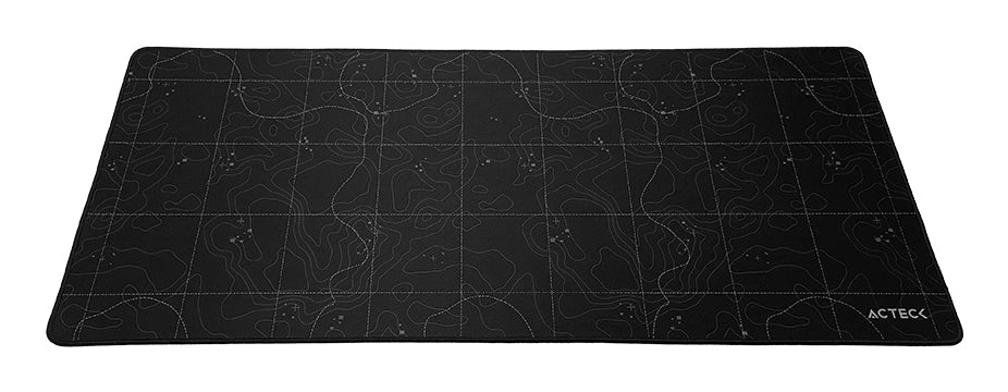 Acteck MT494T protector de escritorio Tela, Caucho Negro, 800 mm, 350 mm