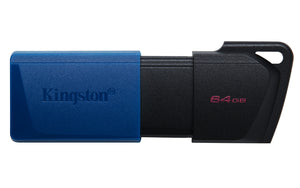 Kingston Technology 64GB USB3.2 Gen 1 DataTraveler Exodia M (Negro + Azul) Memoria Flash 64 GB USB tipo A 3.2 Gen 1 (3.1 Gen 1) Deslizar