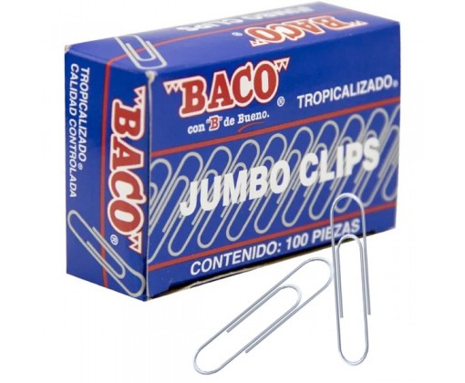Clip Baco Jumbo Caja FullOffice.com