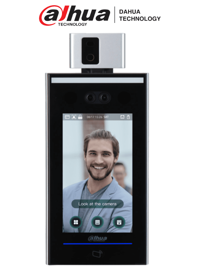 Control de Acceso Facial Dahua ASI7213XT1, 100,000 Rostros, Detección de Temperatura, Pantalla 7"