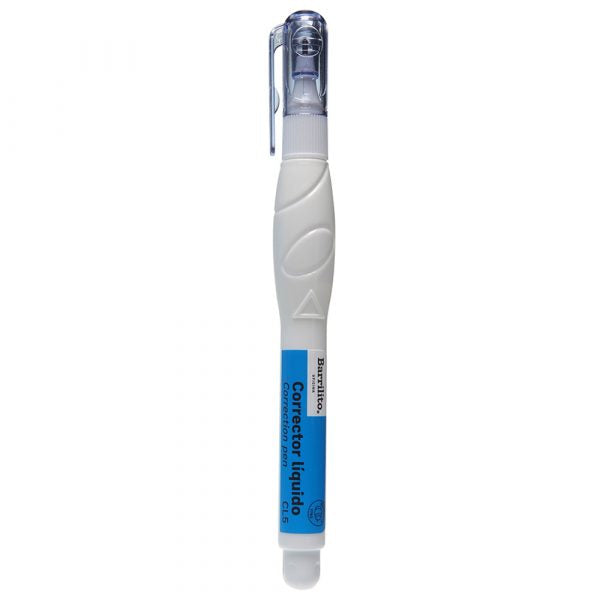 Corrector Líquido Barrilito Bolígrafo 8Ml 1 Pza - Cl8 FullOffice.com
