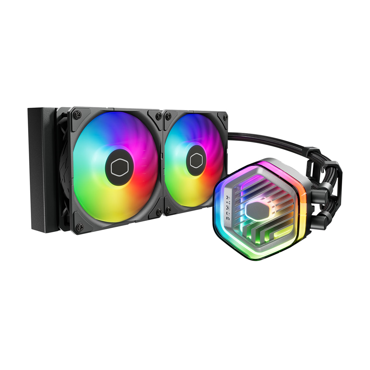 Cooler Master MasterLiquid 240 ATMOS Procesador Kit de enfriamiento líquido 12 cm Negro, 690 RPM, 2500 RPM