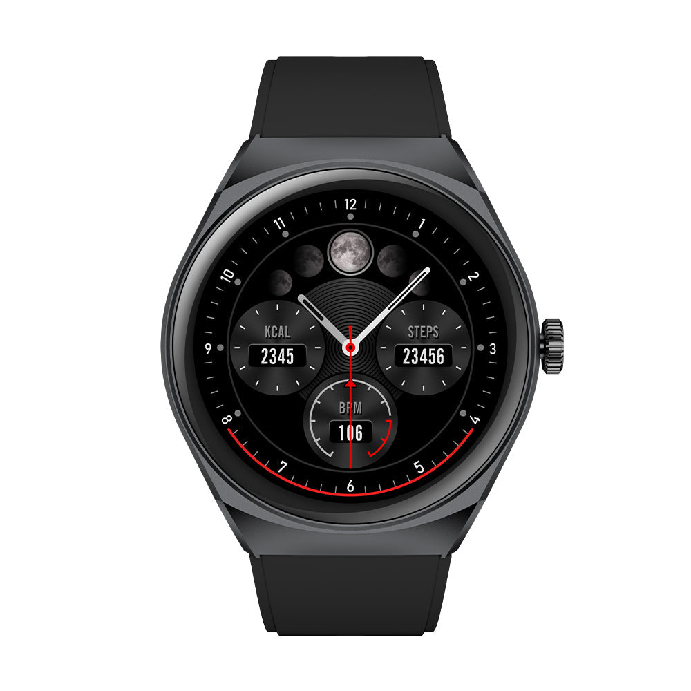 STF ST-W78527 reloj inteligente y deportivo 3.51 cm (1.38") IPS Digital 240 x 240 Pixeles Pantalla táctil Negro