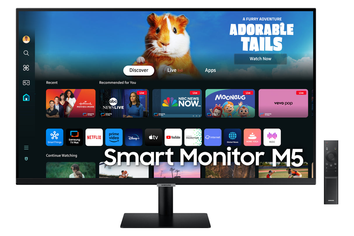 Samsung Smart Monitor LS27DM500ELXZX Monitor 68,6 cm (27") 1920 x 1080 Pixeles Full HD LED Wifi Negro