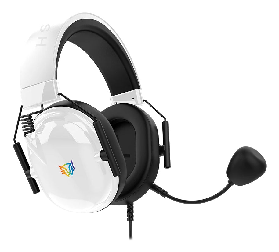 Balam Rush Aviator Level HA757 Auriculares Alámbrico Diadema Juego Negro, Blanco, 20 - 20000 Hz, 332 g