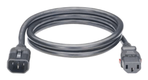 Hoffman EP1314072X100 cable de transmisión Negro 1,8 m C14 acoplador C13 acoplador